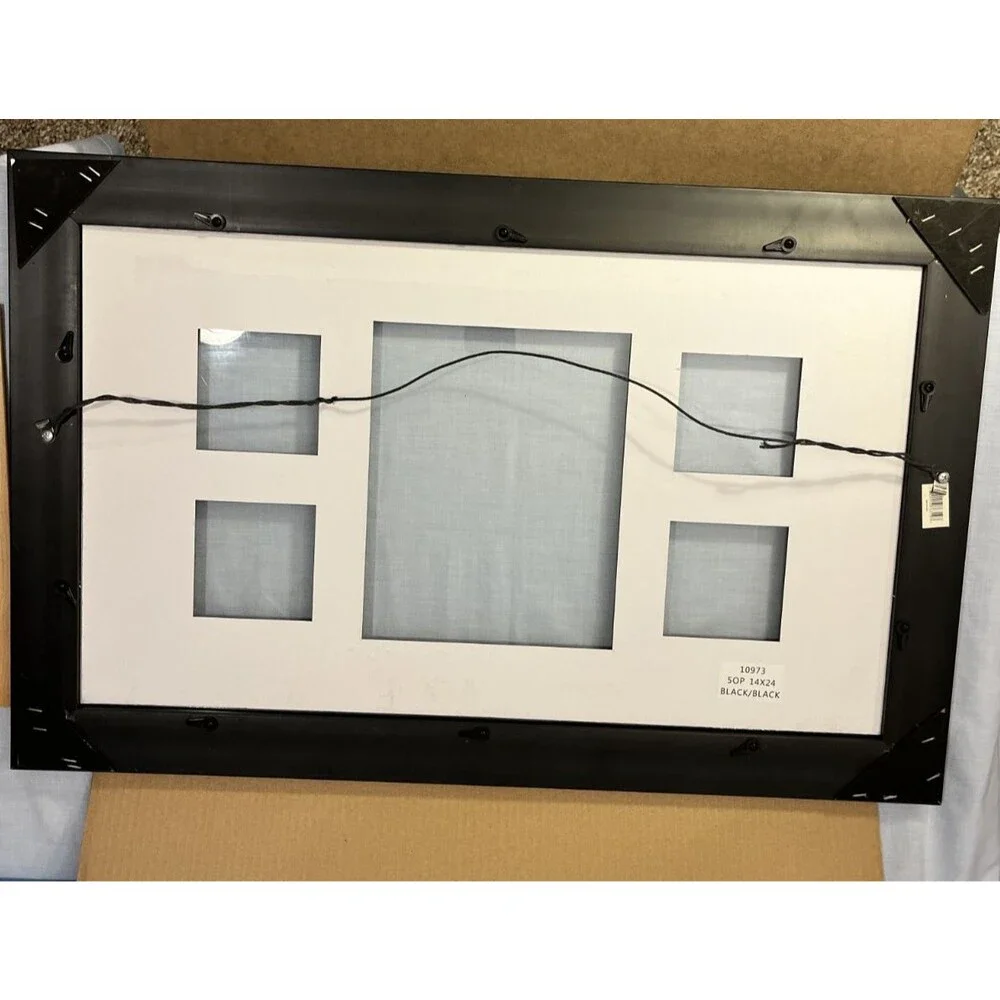 Photo frame for multiple pictures 18x28 black